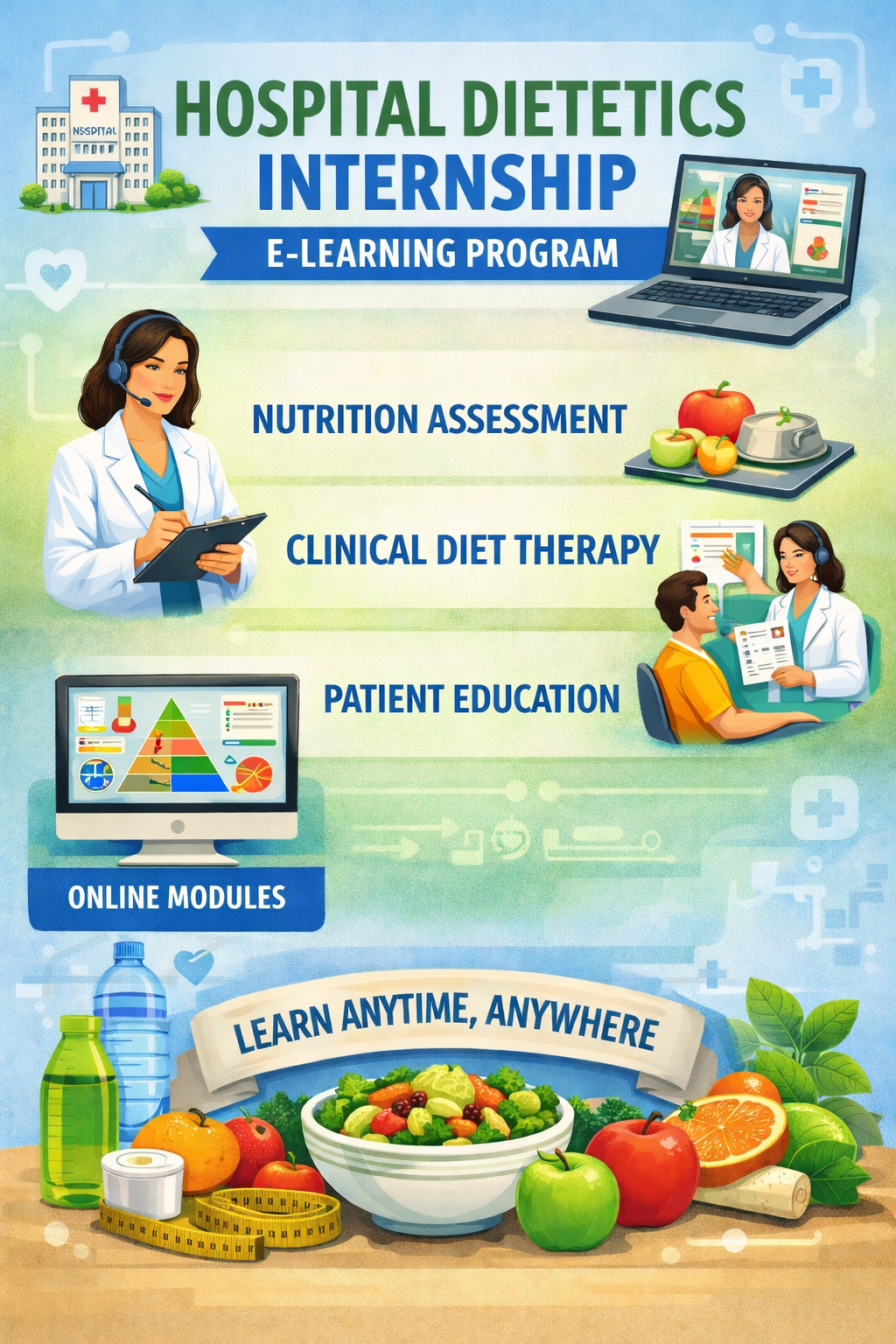 Hospital Dietetics Internship- E Learning Program