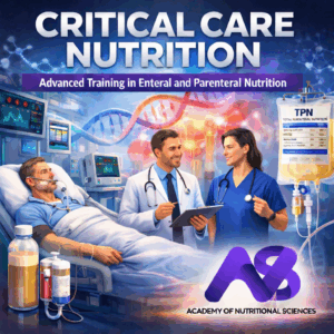 CRITICAL CARE NUTRITION Advanced Training in Enteral and Parenteral Nutrition