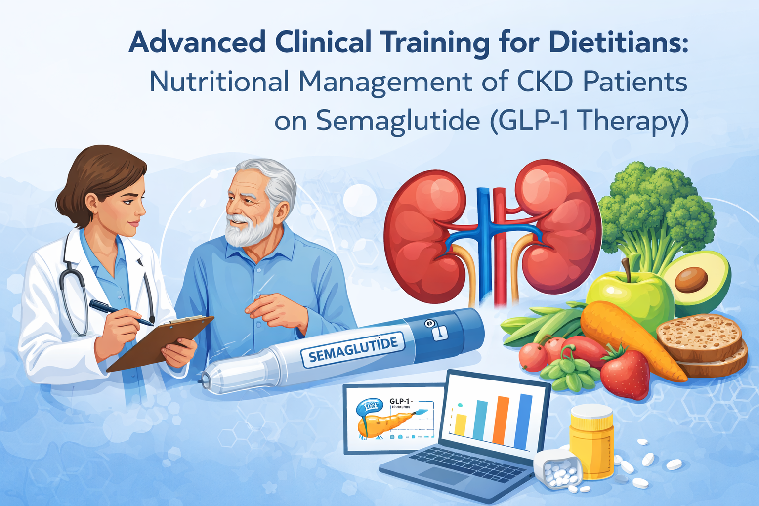 Nutritional Management of CKD Patients on Semaglutide (GLP-1 Therapy)